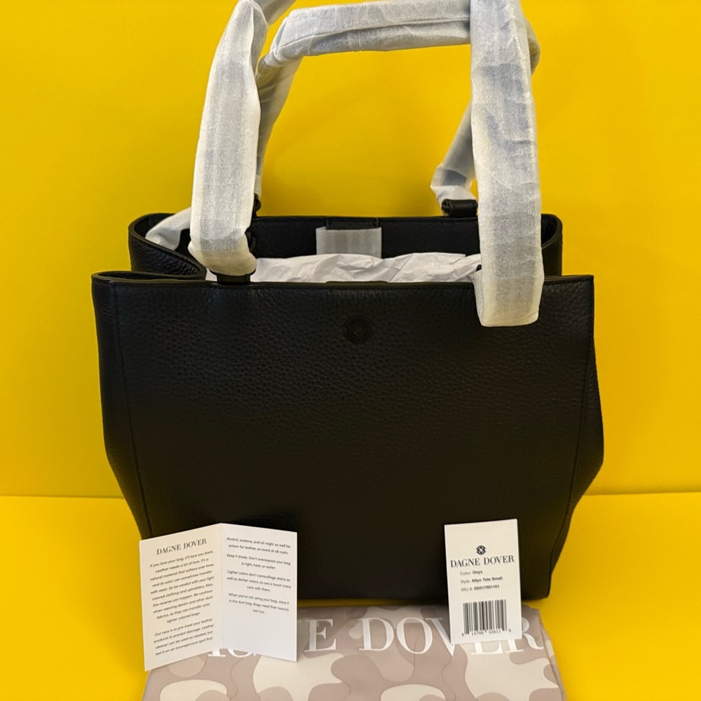 Dagne Dover Allyn Black Tote Bag - Picture 2 of 11